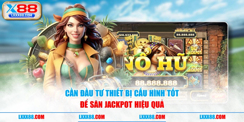 Cần đầu tư thiết bị cấu hình tốt để săn Jackpot hiệu quả